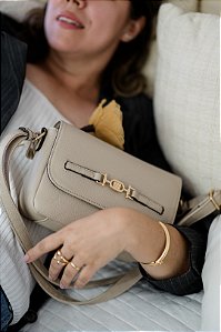 Bolsa Feminina Chenson Original - Minimalista - Alça Transversal - Bege 3485021