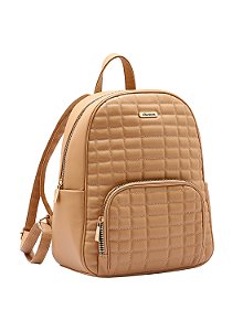 Mochila Feminina Chenson Original - Clássico Matelassê - Bege 8484863