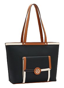 Bolsa Feminina Chenson Original - Colors - Alça de Ombro - Preto 3484873