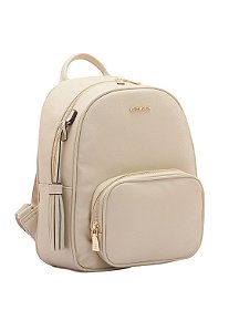 Mochila Feminina Chenson Original - Clássica - Bege - 8484287