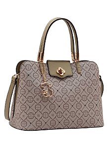 Bolsa Feminina Chenson Original - Classic Cristal - Alça de Mão - Natural  3485358