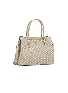 Bolsa Feminina Chenson Original - Monograma Baby Urso - Alça de Mão - Natural  3485367
