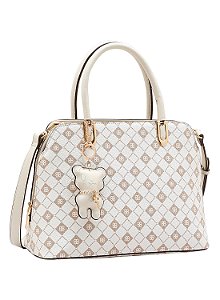 Bolsa Feminina Chenson Original - Monograma Elemento Grafico - Alça de Mão - Off White  3485386