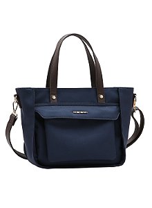 Bolsa Feminina Chenson Original - Microfiber - Alça de Mão - Marinho  3185115
