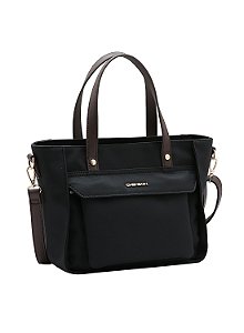 Bolsa Feminina Chenson Original - Microfiber - Alça de Mão - Preto  3185115