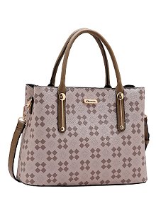 Bolsa New Elemento Gráfico - Alça dupla - Natural - Chenson 3485295