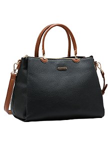Bolsa Atemporal - Alça dupla - Preto - Chenson Original 3485118