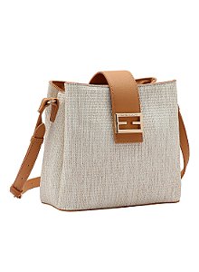 Bolsa Elegance - Alça de Mão - Off White Chenson 3485323