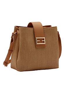 Bolsa Elegance - Alça de Mão - Bege - Chenson 3485323