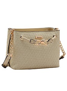 Bolsa Ferragem Chic - Transversal - Bege - Chenson 3485304