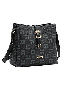 Bolsa New Elemento Gráfico - Transversal - Preto - Chenson 3485297