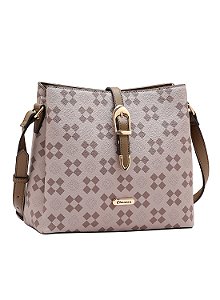 Bolsa New Elemento Gráfico - Transversal - Natural - Chenson 3485297