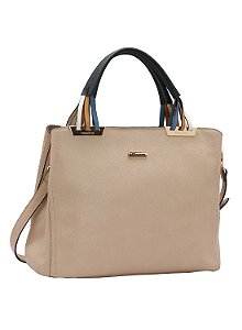 Bolsa Contemporâneo Chic - Alça dupla - Natural - Chenson Original 3485236