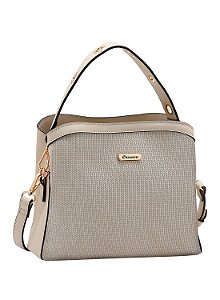 Bolsa Clássico Chic - Alça dupla - Rosê - Chenson 3485314