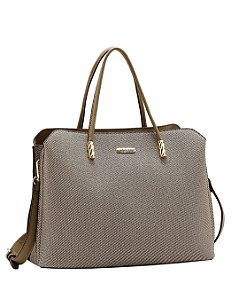 Bolsa Classico Chic - Alça de Mão - Chenson 3485631 - Marrom