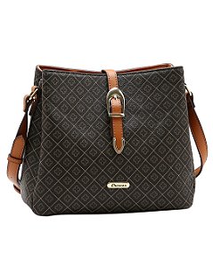 Bolsa Elemento Gráfico - Transversal - Chenson 3485616 - Café