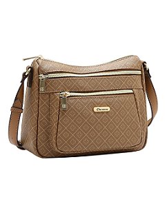 Bolsa Elemento Gráfico - Transversal - Chenson 3485617 - Natural