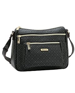 Bolsa Elemento Gráfico - Transversal - Chenson 3485617 - Preto