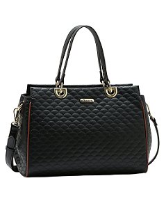 Bolsa Matelassê Cute - Alça de Mão - Chenson 3485668 - Preto
