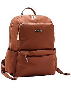 Mochila Feminina Notebook, Trabalho, Faculdade - Twill Nylon - Chenson 8784938 Café