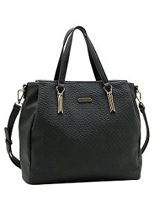 Bolsa Tote casual - Classic - Alça de Mão - Chenson 3485702 - Preto