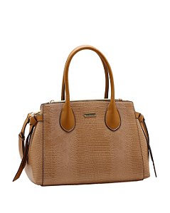 Bolsa Tote Executiva - Alça de Mão - Chenson 3485688 - Marrom