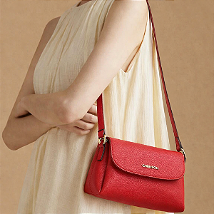 Bolsa Crossbody Pequena - Transversal - Chenson 3485723 - Vermelho