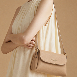 Bolsa Crossbody Pequena - Transversal - Chenson 3485723 - Natural