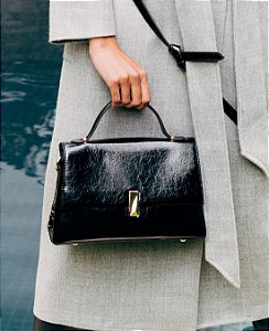 Bolsa Clássica Atemporal - Alça de Mão - Chenson 3485563 - Preto