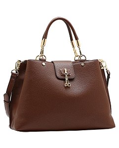 Bolsa Atemporal - Alça de Mão - Chenson 3485570 - Café