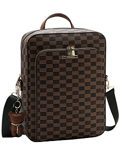 Mochila Estruturada Notebook, Trabalho, Faculdade - Art Monograma - Chenson 8485508 - Café