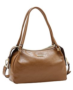 Bolsa Hobo Casual - Alça de Ombro - Chenson 3485939 Marrom