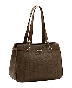 Bolsa Shopper de Ombro - Texturas - Chenson 3485971 Natural