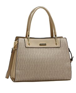 Bolsa Tote Basic Fashion - Alça de Mão - Chenson 3485908 Bege