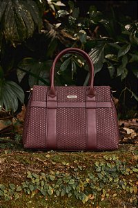 Bolsa Tote Executiva Elegante - Alça de Mão - Chenson 3485945 Vinho