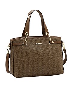 Bolsa Tote Estruturada - Texturas - Alça de Mão - Chenson 3485973 Natural