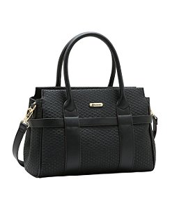 Bolsa Tote Executiva Elegante - Alça de Mão - Chenson 3485945 Preto