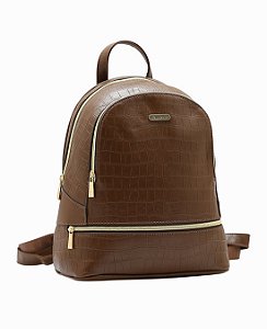 Mochila Feminina Croco - Chenson 8485960 Café