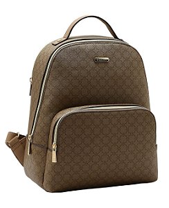 Mochila Feminina Elemento Gráfico - Chenson 8485606 Natural