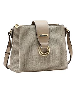 Bolsa Transversal Crossbody - Casual Chic - Chenson 3485906  Natural