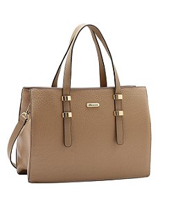 Bolsa Tote Minimalista Soft - Alça de mão - Chenson 3485918 Natural