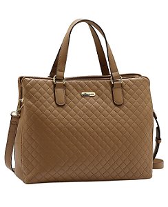 Bolsa Tote Matelassê - Alça de mão - Chenson 3485920 Natural