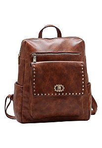 Mochila Vintage - Boho Chic - Chenson 8485836 Marrom