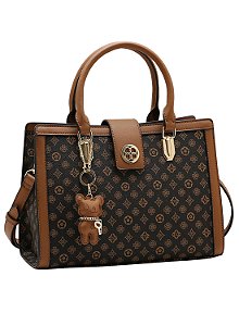 Bolsa Tote - Classic Monograma - Chenson 3485776 Café