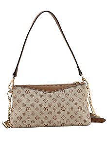 Bolsa Baguete - Classic Monograma - Chenson 3485391 Natural
