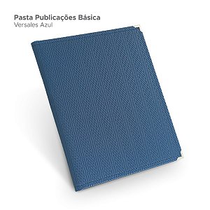 Pasta de Publicações Básica - Azul Versalhes