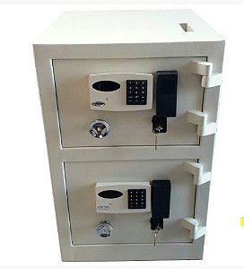 Cofre Eletrônico Concretado Com Boca de Lobo e Duas Portas Mod. MC 850