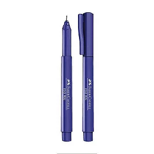 Caneta Hidrográfica 0.4mm Fine Pen Azul Faber Castell