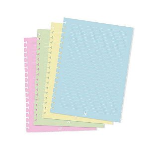 Refil Caderno Smart Universitário Colorido 48 Folhas DAC