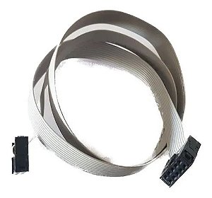 Cabo Flat  Fc-10 Vias C/ 1 M E 2  Conec Idc Latch Femea